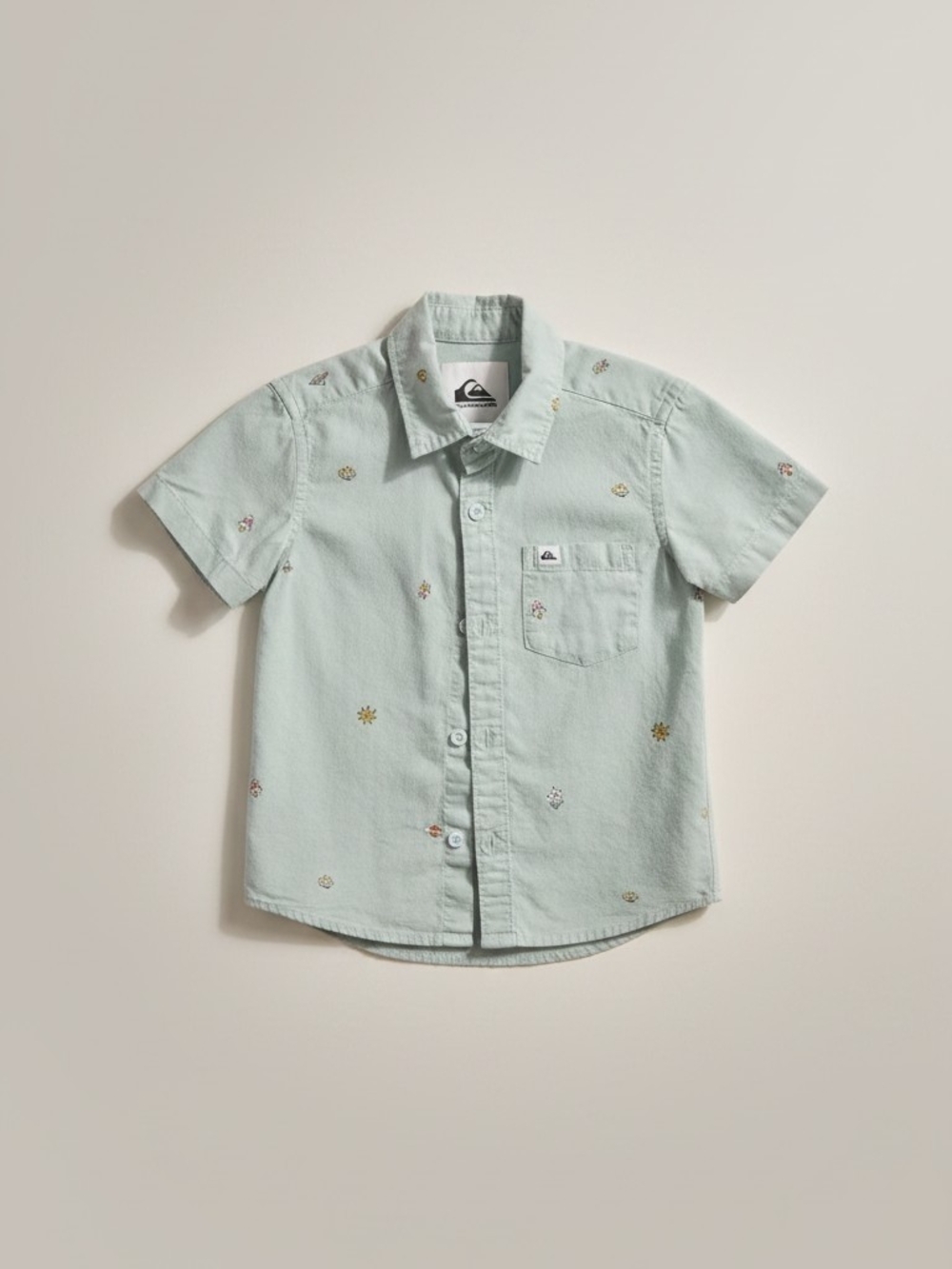 Quiksilver Toddler Boys Embroidered Button-Up Shirt Size 3T